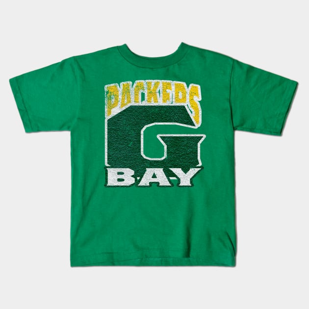 green bay packers american football Kids T-Shirt by nowsadmahi